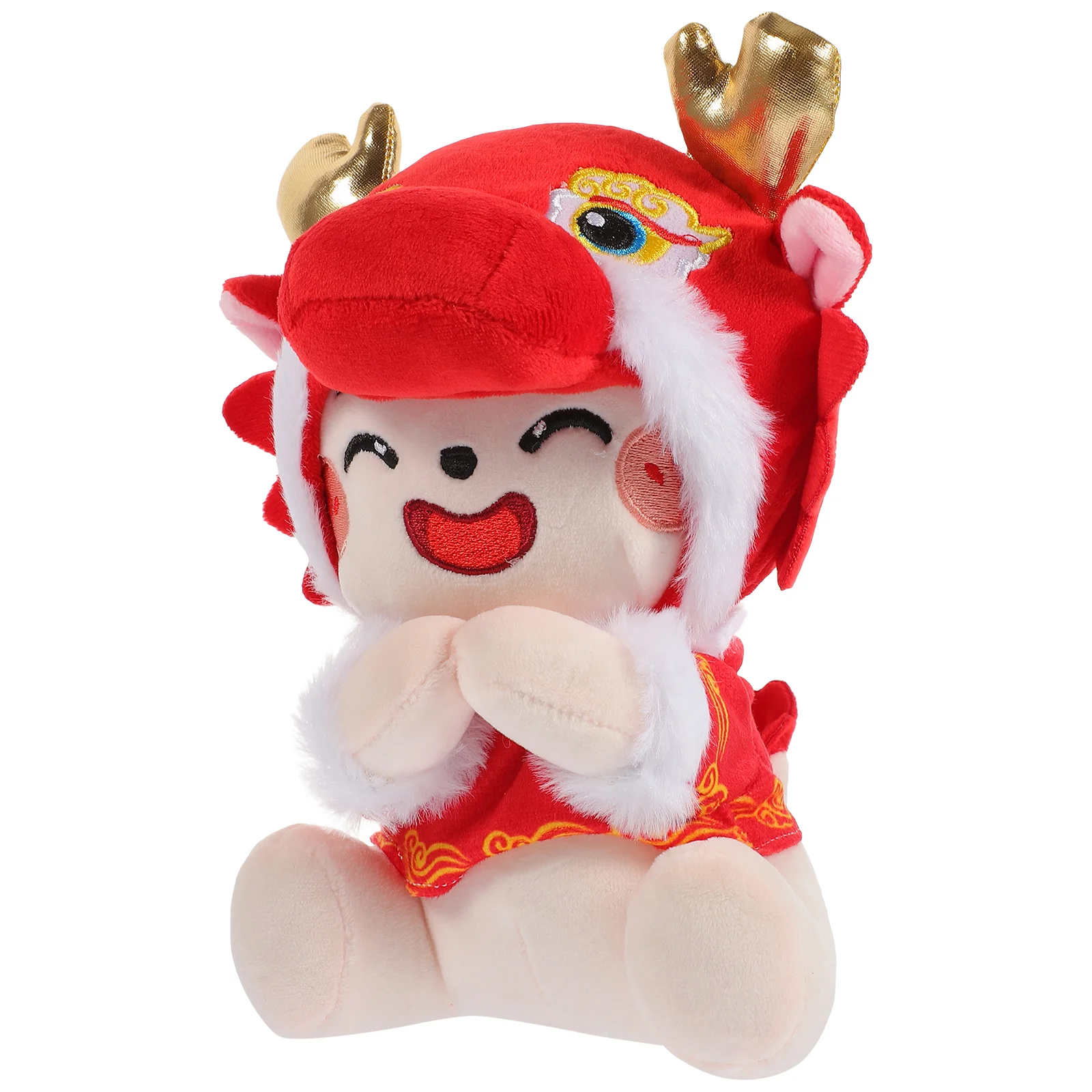 

Birthday Decoration for Girl Dragon Stuffed Chinese Style Year Toy New Mascot