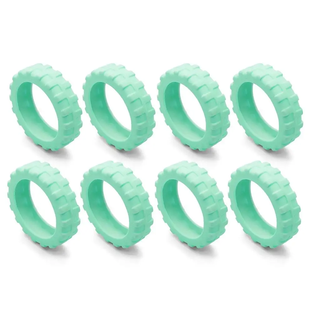 8-Piece Luggage Wheel Protection Set with Silent-Glide Casters