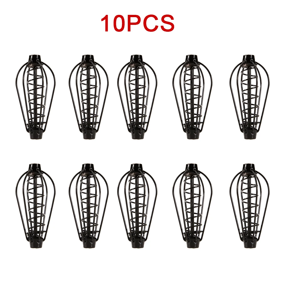 Fishing Feeder 10pcs Spring Sinker Carp Fishing Feeder 15-40g 6 Wire Method Swim Feeders Fish Tackle Tool