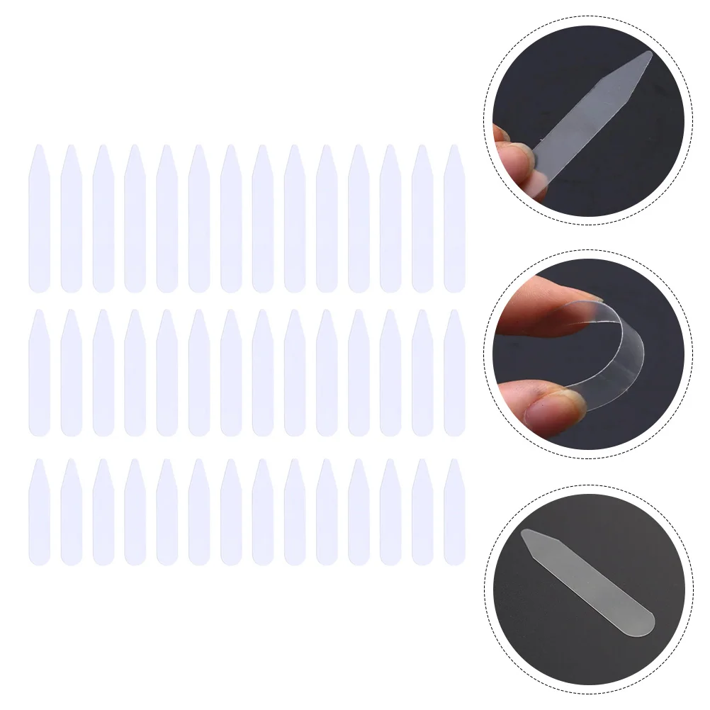 

300pcs Slick Collar Adjustable Shirt Collar Support Collar Stays for Men and Women