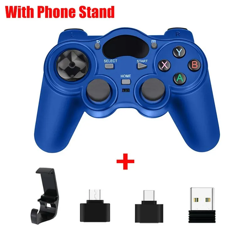 2.4 G Controller Gamepad Android Wireless Joystick Joypad with OTG Converter For PS3/Smart Phone For Tablet PC Smart TV Box 