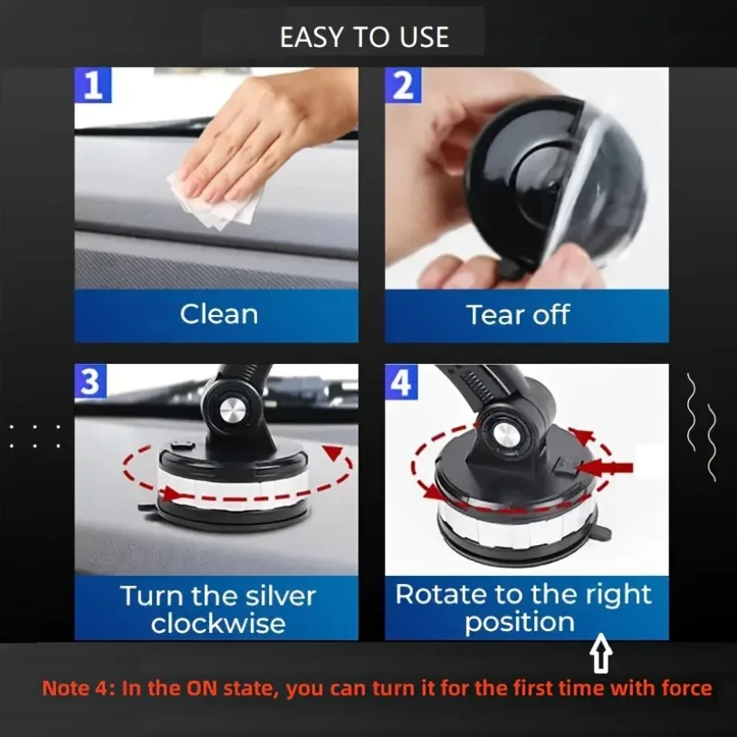 Universal 360 Rotate Car Phone Holder Moblie Windshield Mount Stand For iPhone Samsung Xiaomi Hand Free Driving Car Phone Holder