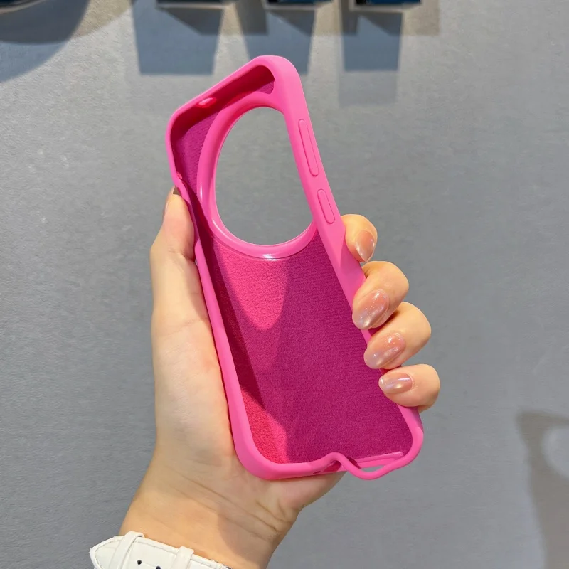 Luxury Soft Liquid Silicone Shockproof Phone Case - Colorful, Smooth Finish