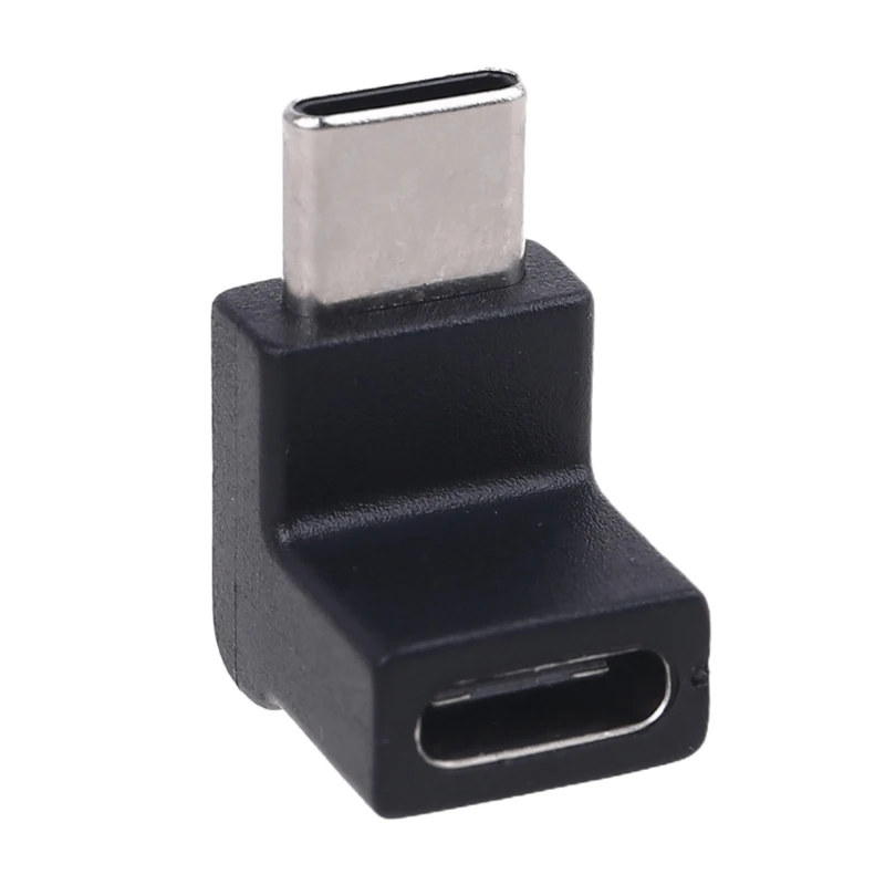 

90 Degree USB 3.1 Type C Male to Female Converter Adapter D5QC