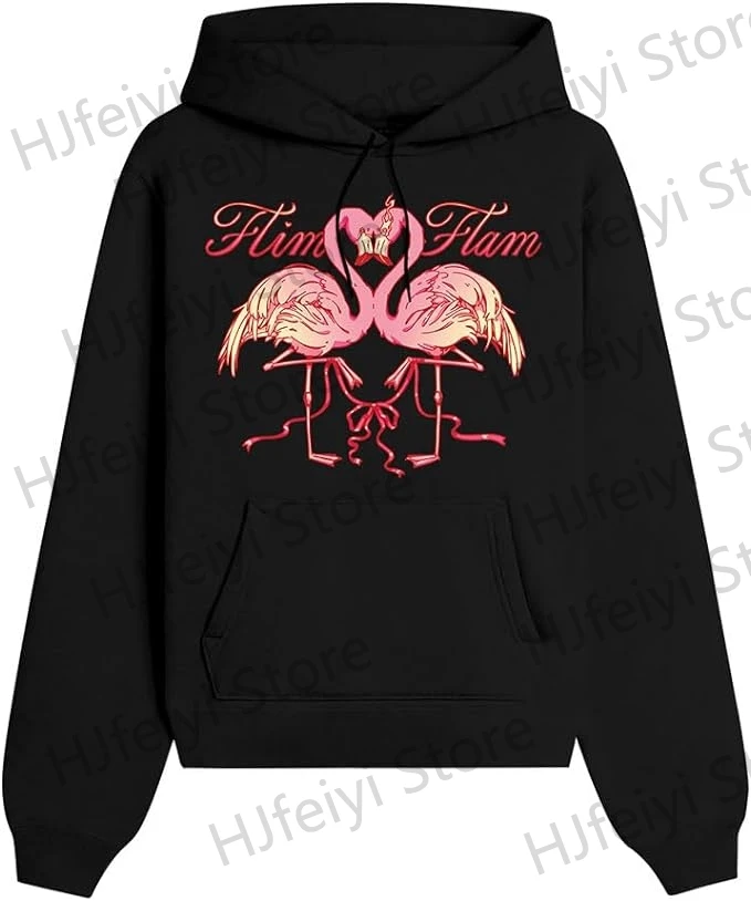 

Flamingo FLIM FLAM Love Birds Merch Hoodies For Men/Women Unisex Long Sleeve Sweatshirt Hooded Pullover Streetwear