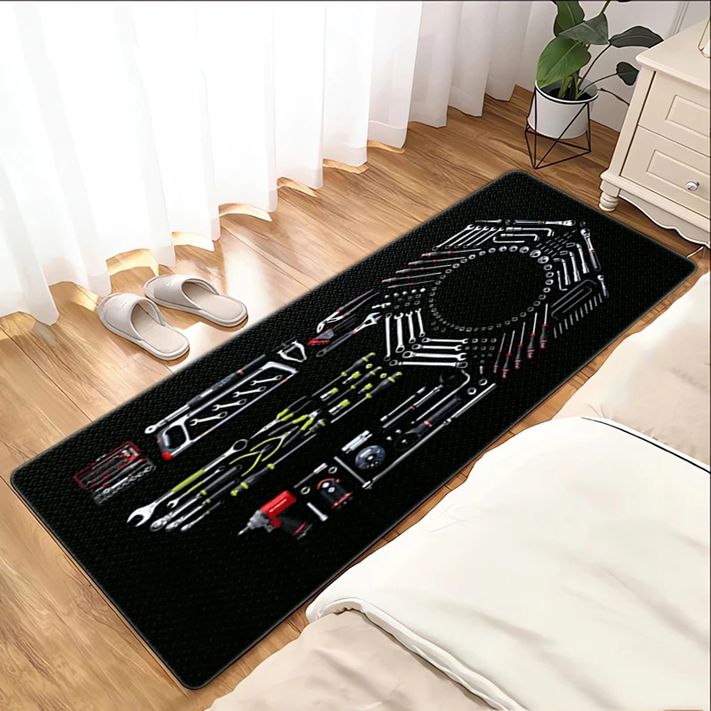 

Room Rugs F-facom Kitchen Mats for Floor Mat Bathroom Rug Foot Washable Non-slip Bath Door House Entrance Welcome Balcony Carpet