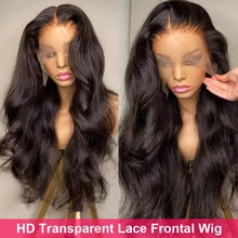 

Body Wave Lace Front Wig 13X4 HD Transparent Lace Frontal Wig 180 Density 4X4 Lace Closure Wig Cheap Human Hair Wigs For Women