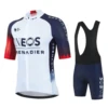 Ineos 2024 Men Short Sleeve Cycling Jersey Set Summer Bicicleta Clothing MTB Maillot Ropa Ciclismo  Blue Bicycle Suit Ykywbike 1