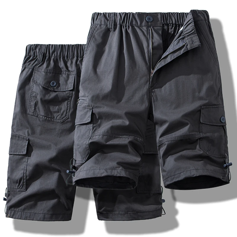 Mens Classic Shorts Summer Bermuda Shorts Harajuku Y2K Cargo Shorts Zipper Pocket Luxury Brand Homme Versatile Camo Half Pants