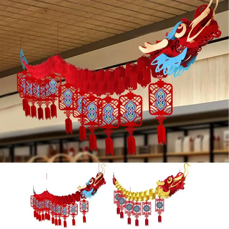 

2024 Год Дракона потолок декор Фотография фон Китайский Новый год фото фон Весенний фестиваль висячие украшения