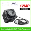 Industrial USB Webcam 12MP IMX362 / 4K IMX179 Autofocus Mini Metal Usb Camera No Distortion Lens For Live Video Teaching Meeting 1