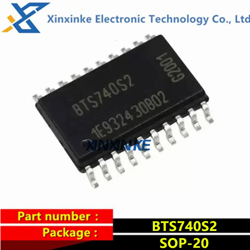 

5PCS BTS740 BTS740S2 SOP-20 BTS 740 S2 SOP20 Bridge Motor Driver Chip In Stock