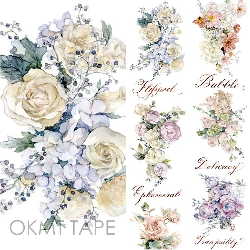 Рисунок 5 - Наклейка для скрапбукинга клейкая лента с цветами розы