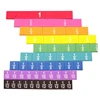 Rainbow Fraction Tiles Montessori Math Materials for Kids Homeschool Supplies N1HB 1