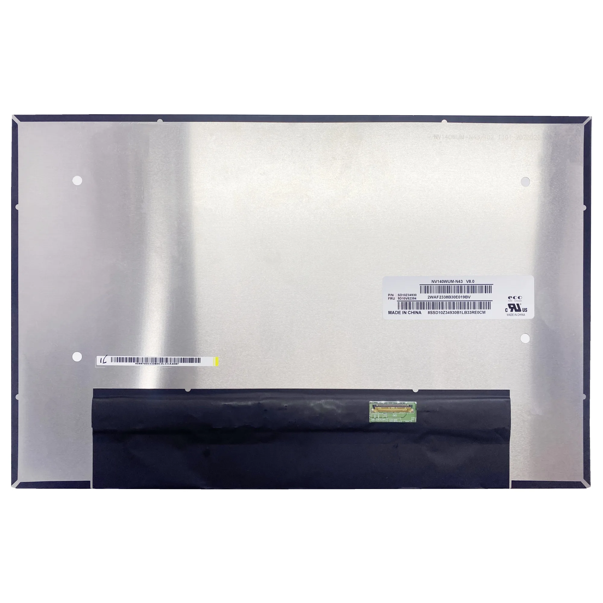 

NV140WUM-N43 B140UAN03.2 N140JCA-EEL 14,0 ''IPS ЖК-экран для ноутбука, Матрица экрана 1920*1200 EDP, 30 контактов