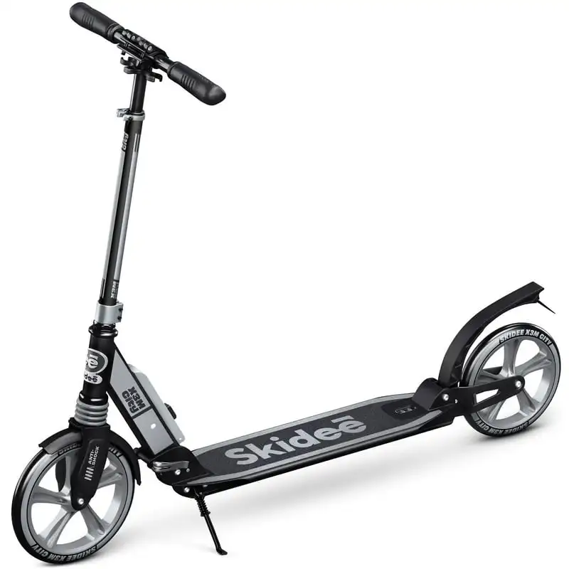 

Scooter for , Teens, Adults, 4 Adjustment Levels, Handlebar Up to 41 Inches, Silver