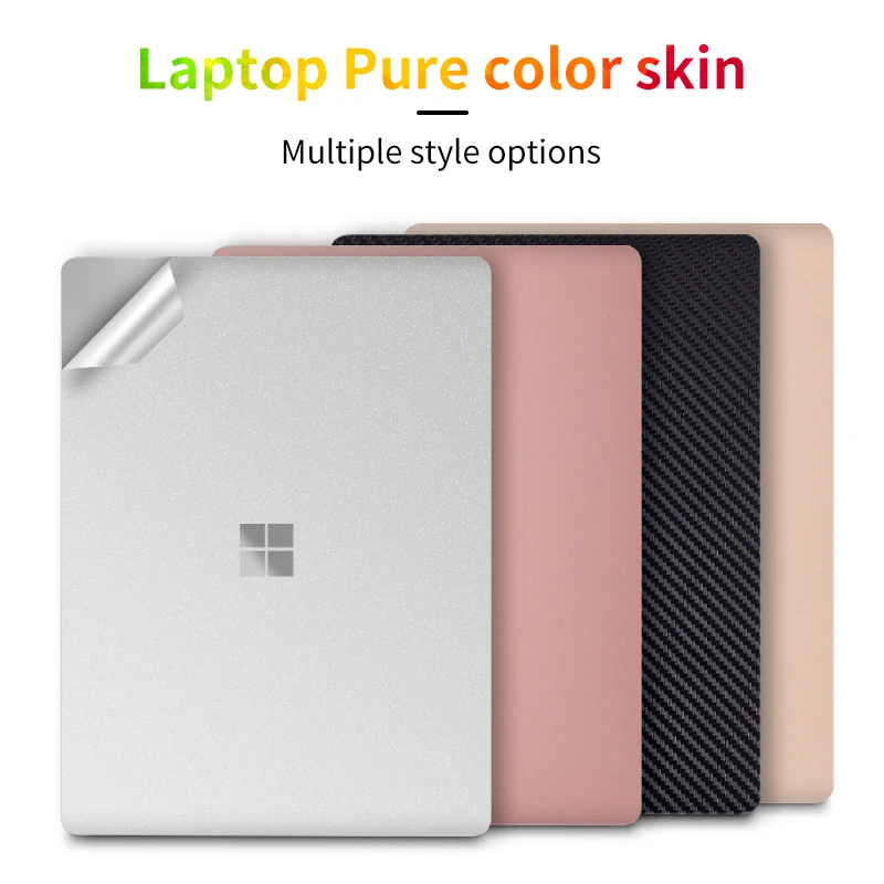 Skins de Proteção Completa para Superfície Cor Sólida Simplicidade Vinil Adesivo para Laptop Livro 135 15 Polegadas 15 Polegadas