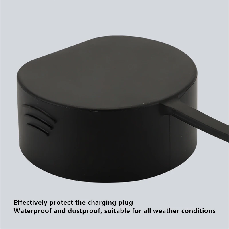 Cache De Protection Pour Prise De Charge Véhicule électrique Type 2 - Noir - Neuf
