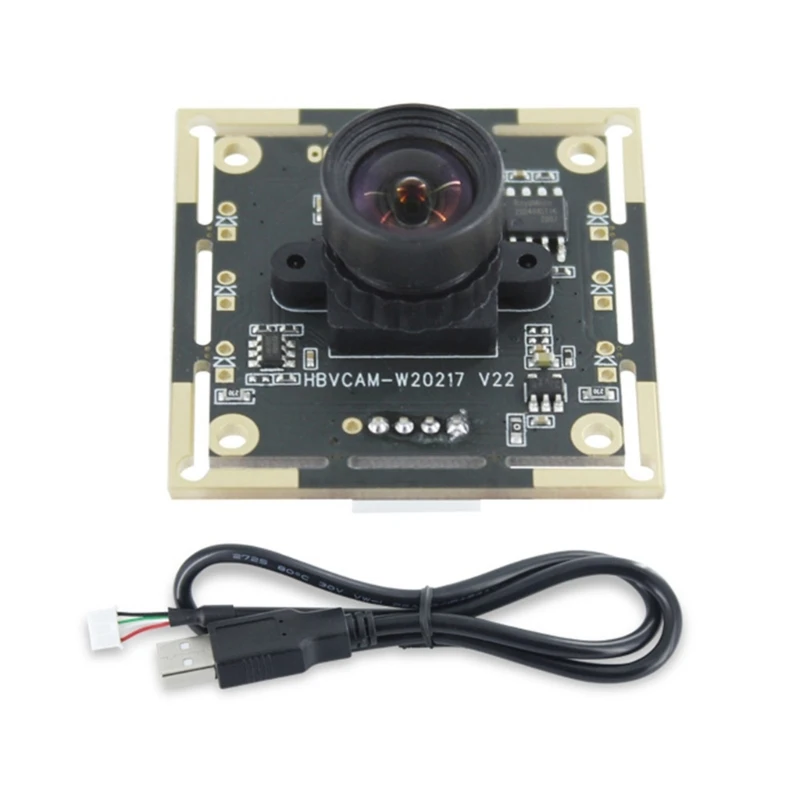 Módulo de Monitoramento de Lente de Foco Manual Ajustável Plug And Use Usb 1280x720 Ov9732 1mp 72 ° 100 ° - Imagem 2