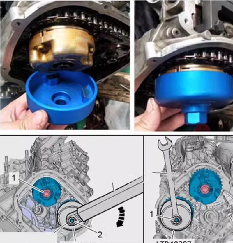 Timing-Sonderwerkzeuge für Volkswagen Audi EA837 2.4 2.5 2.8 3.2 Touareg A6L Cayenne 3.0T4.2 – Detail 1