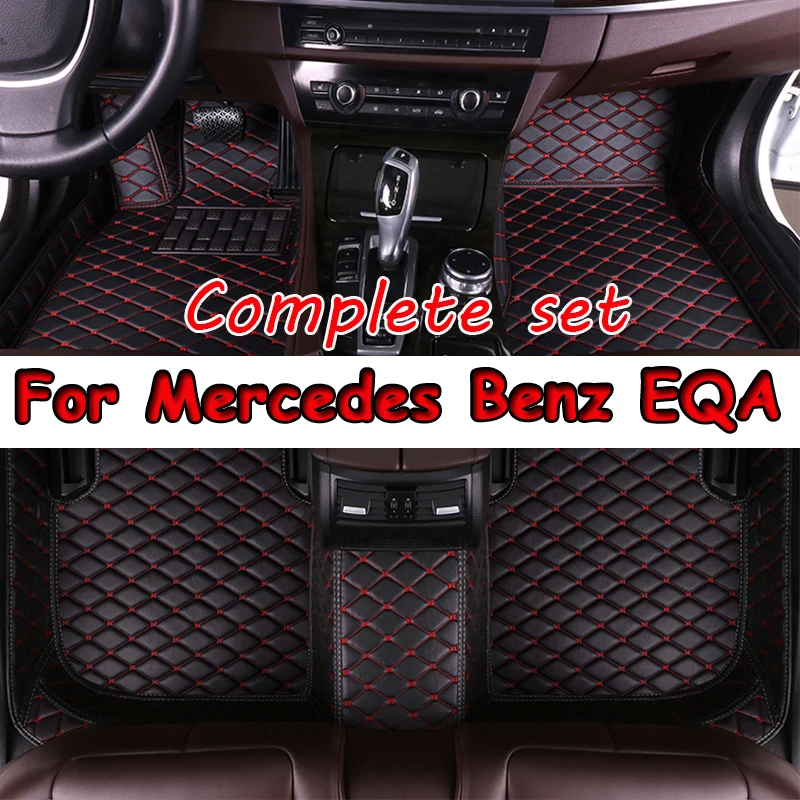 

Автомобильные коврики, полный комплект для Mercedes Benz EQA 2021 ~ 2023, коврики от грязи, водонепроницаемые коврики, автомобильные коврики, аксессуары для интерьера автомобиля