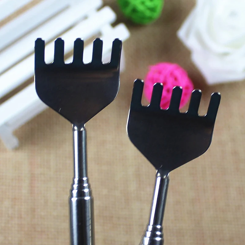 Back Scratchers 1pcs Stainless Steel Telescopic Pen Clip Portable Itch Massage Tool