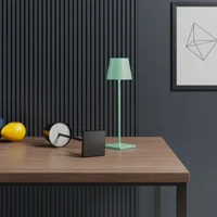 Cordless Usb Rechargeable Table Lamp Poldina Waterproof Touch Switch Table Lamp for Bedroom Hotel Living Room Restaurant 2