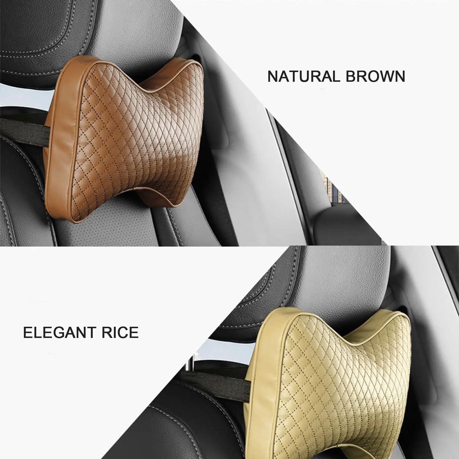 

High Quality Neck Cushion Premium Car Headrest Pillow Comfortable Automotive Headrest Support Automobile Headrest Accessories