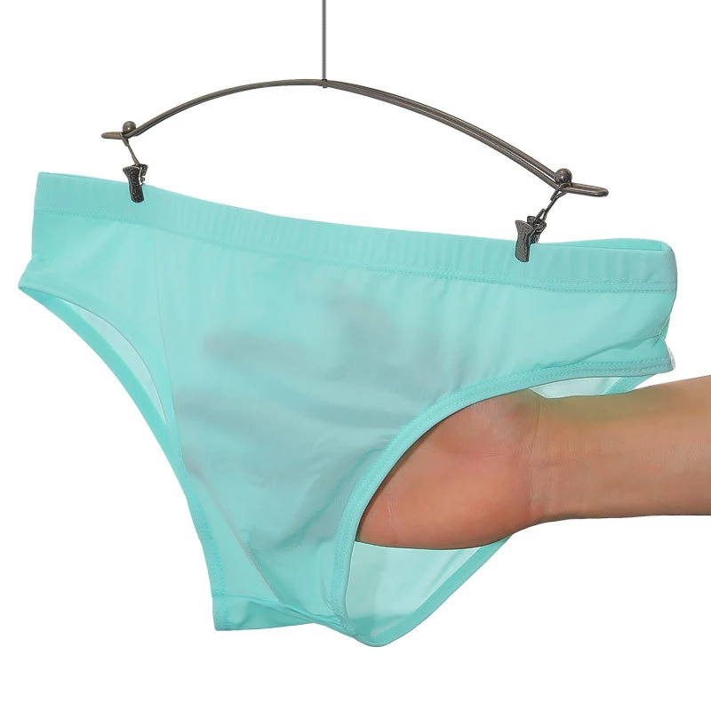 Slip da uomo maschili 3D Seta di ghiaccio Biancheria intima