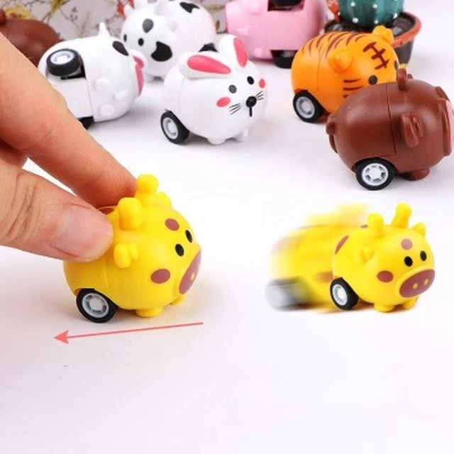 Jogo do brinquedo do veículo para crianças, carro da inércia, puxar para  trás o animal, jogo educativo do carro, presente do aniversário, 4 rodas -  AliExpress