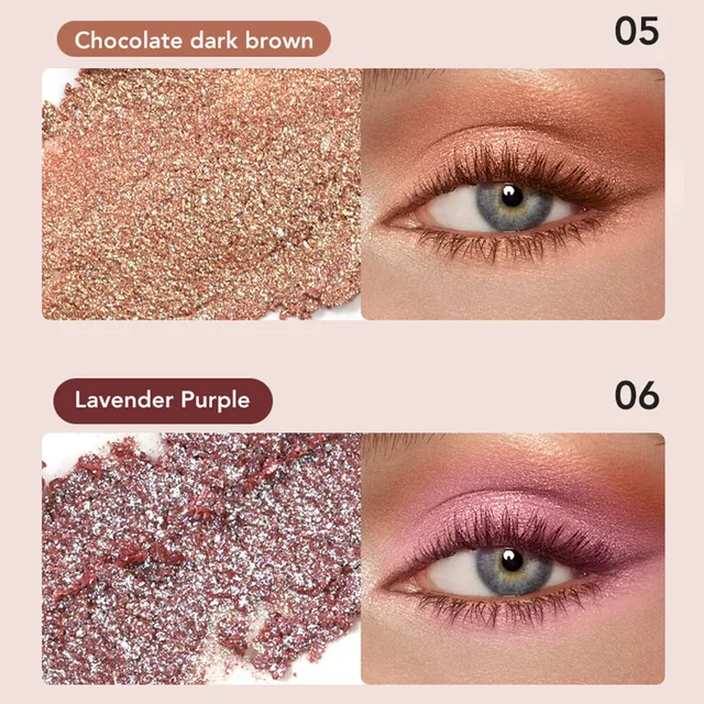 Water-like Jelly Eyeshadow Stick Pearlescent Glitter High-gloss Eyeshadow Crystal Shiny Multi-color Eye Shadow Highlighter Stick