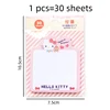Kuromi Melody Kitty Memo Pad Kawaii Sanrio Hangyodon XO Pochacco Sticky Note Notepad Planner Sticker Post School Supplies 4