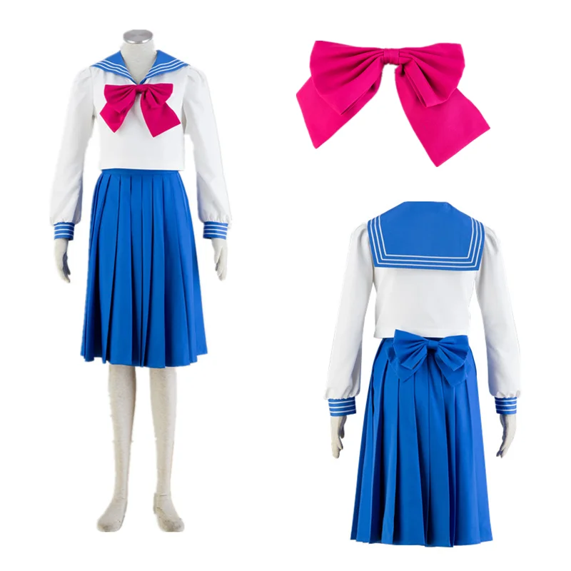 

Anime cosplay Sailor Stars Tsukino Usagi Crystal sailor suit School Uniform