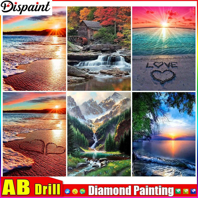 

Набор для алмазной вышивки «закат на пляже»