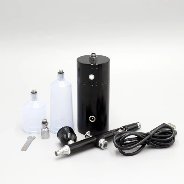 Airbrush Compressor Set Kit with Air Brush Spray Gun Portable