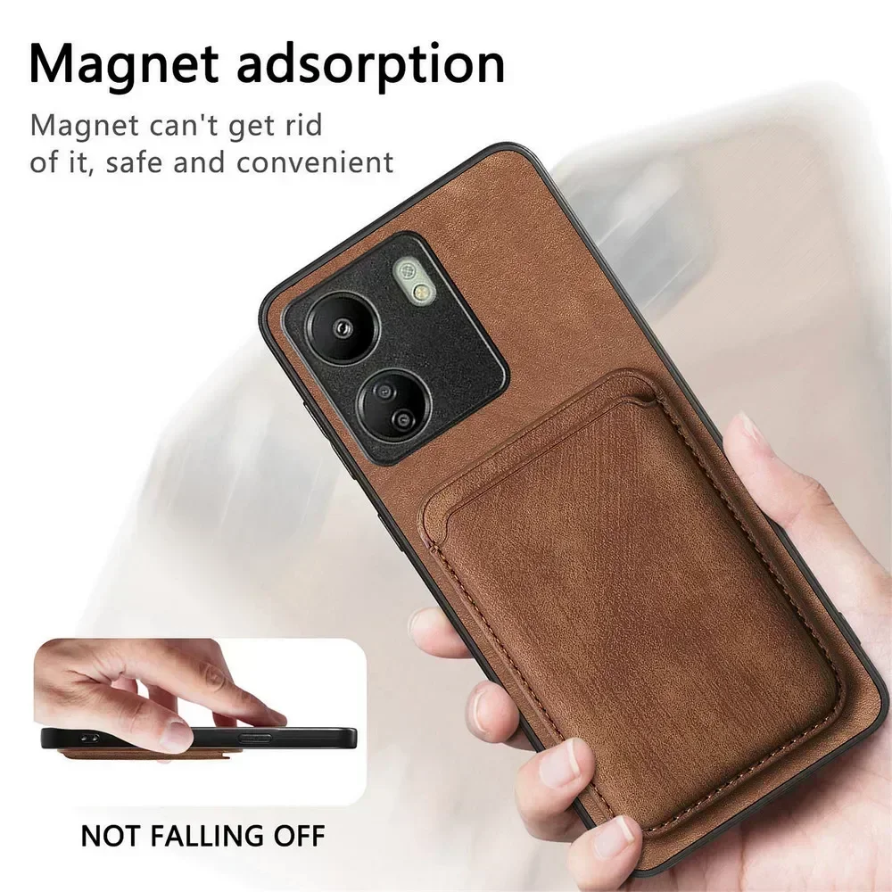Premium 2-in-1 Detachable Leather Card Holder Case