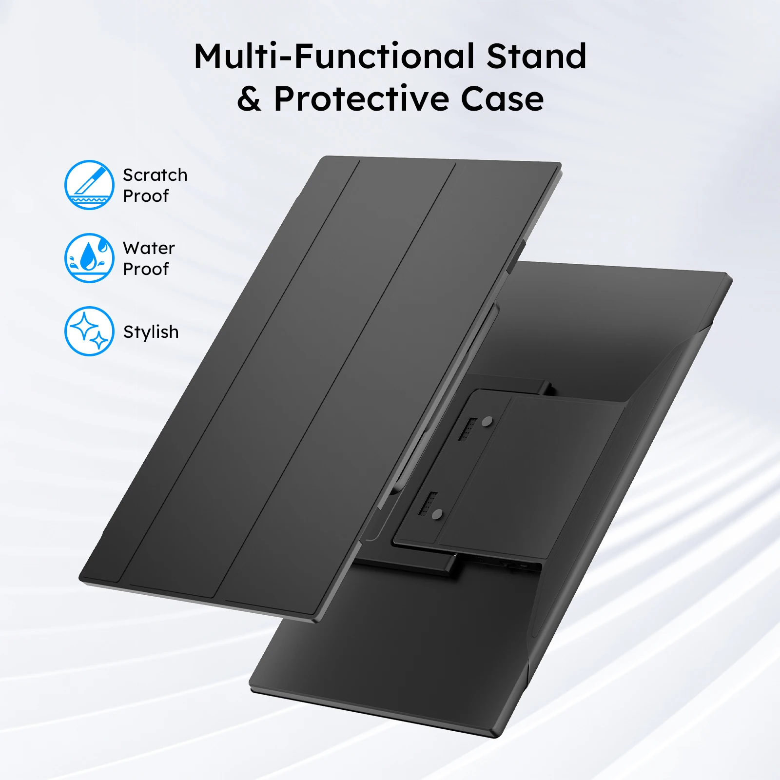 Dopesplay 15.6인치 노트북용 휴대용 모니터(케이스 포함) 1080P IPS 스크린 확장기 스위치 게임 플러그 앤 플레이(Mac Chrome Travel용)