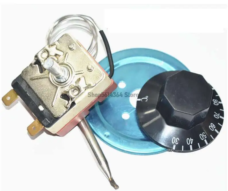 

30-80 Celsius Degree Adjustable Temperature Controller Capillary Thermostat
