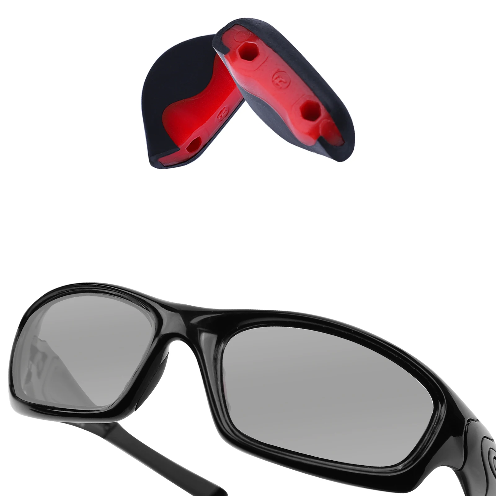 E.O.S Silicone Replacement Nose Pads Asian Fit for OAKLEY Straight Jacket  2007 Frame Multi-Options - AliExpress