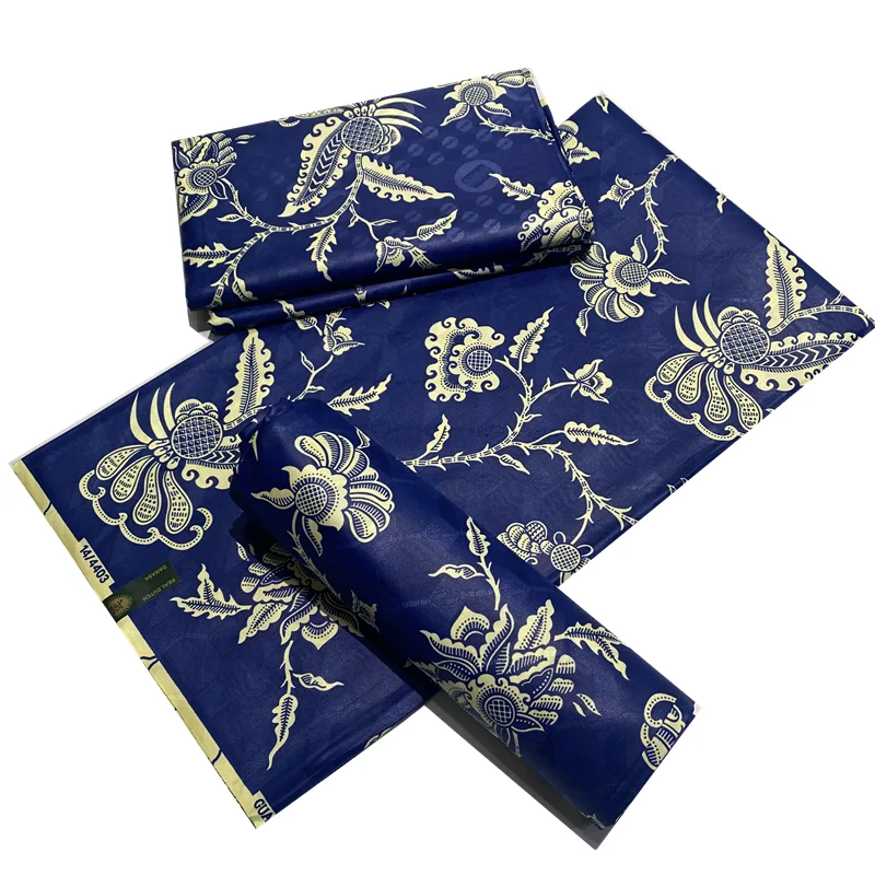 NEW Veritable Dutch Guaranteed Super Real Bazin Print Fabric Pagne Africa Dress 100% Polyester Tissu Super Java