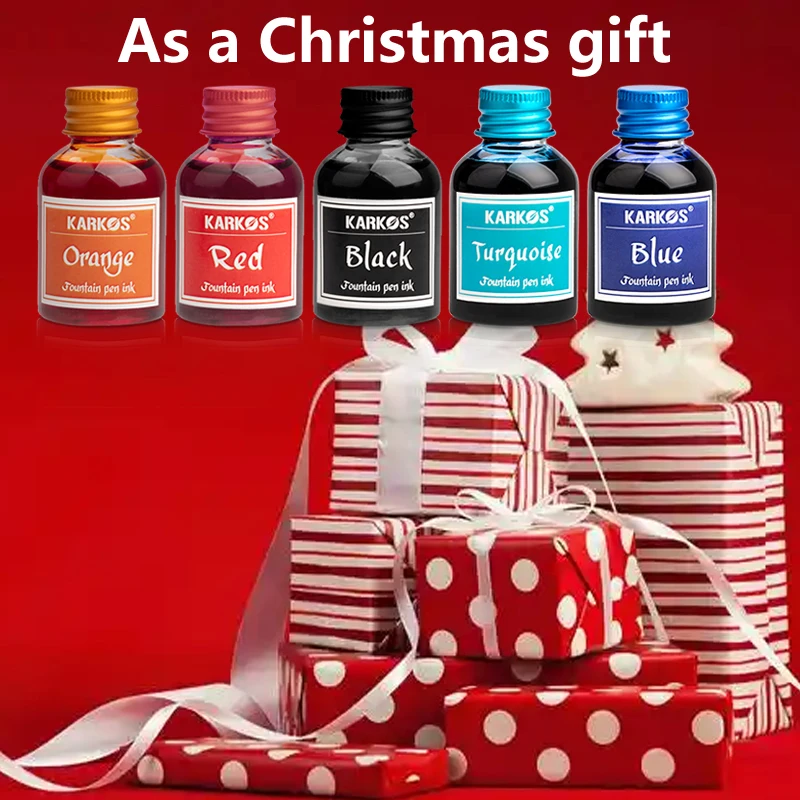 30ml Bottle fountain pen ink refill 10 Colors Writing Fountain Pen Ink