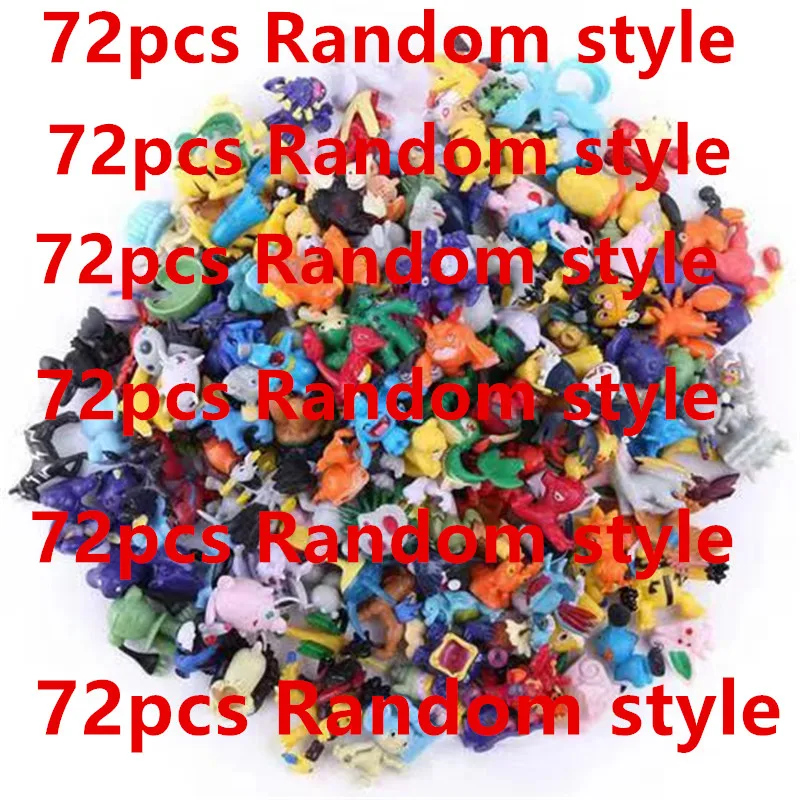 72pcs style random
