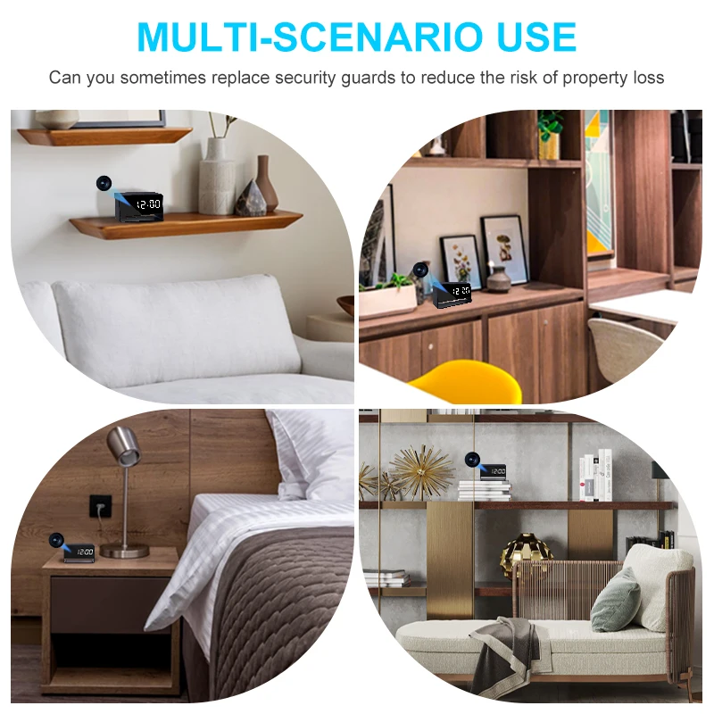 Displej kamery v budíku žiariaci pri slabom svetle