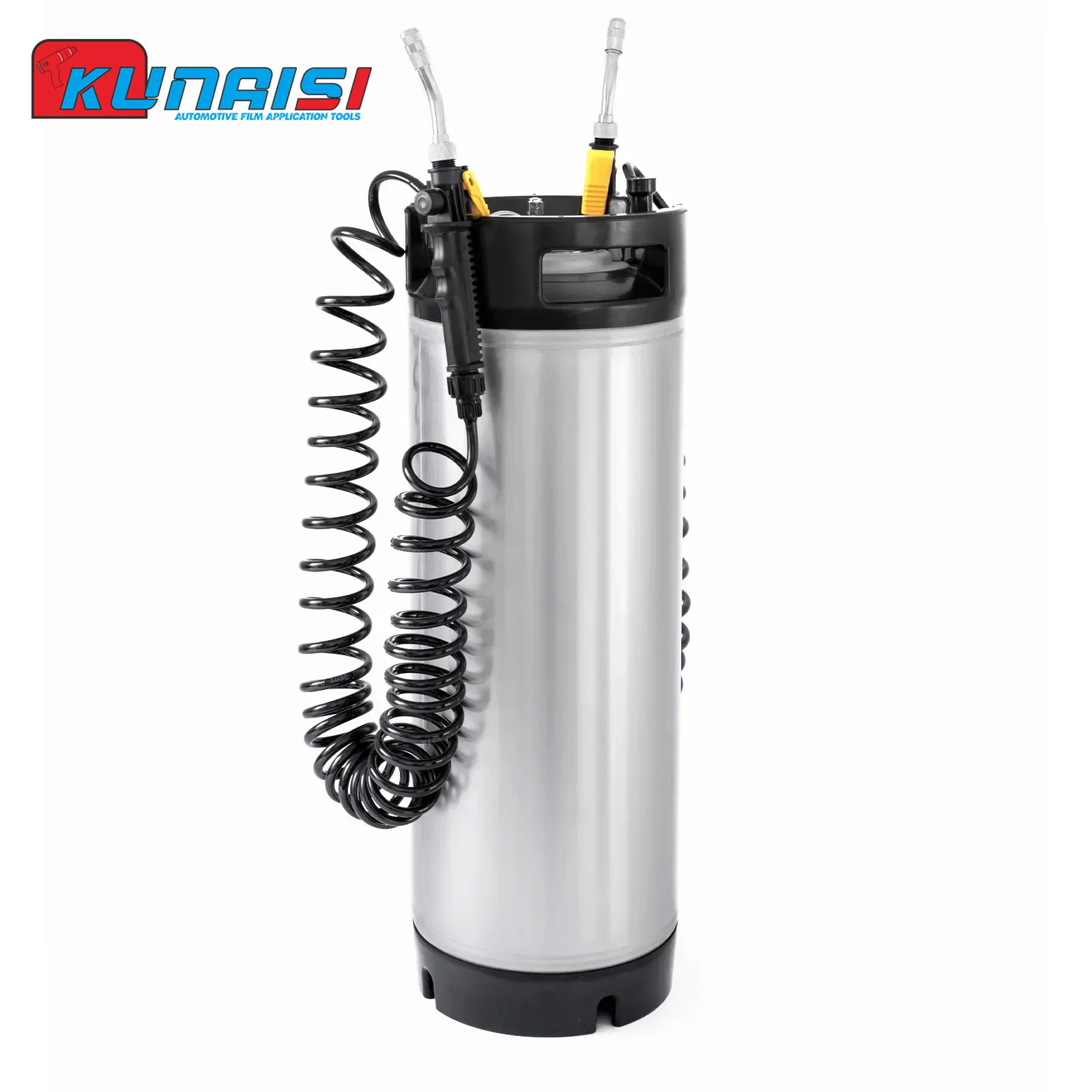 KUNAISI 19L portable tint keg pressure car wash tank car wash ppf sprayer tpu window tint keg tools water spray Cleaning