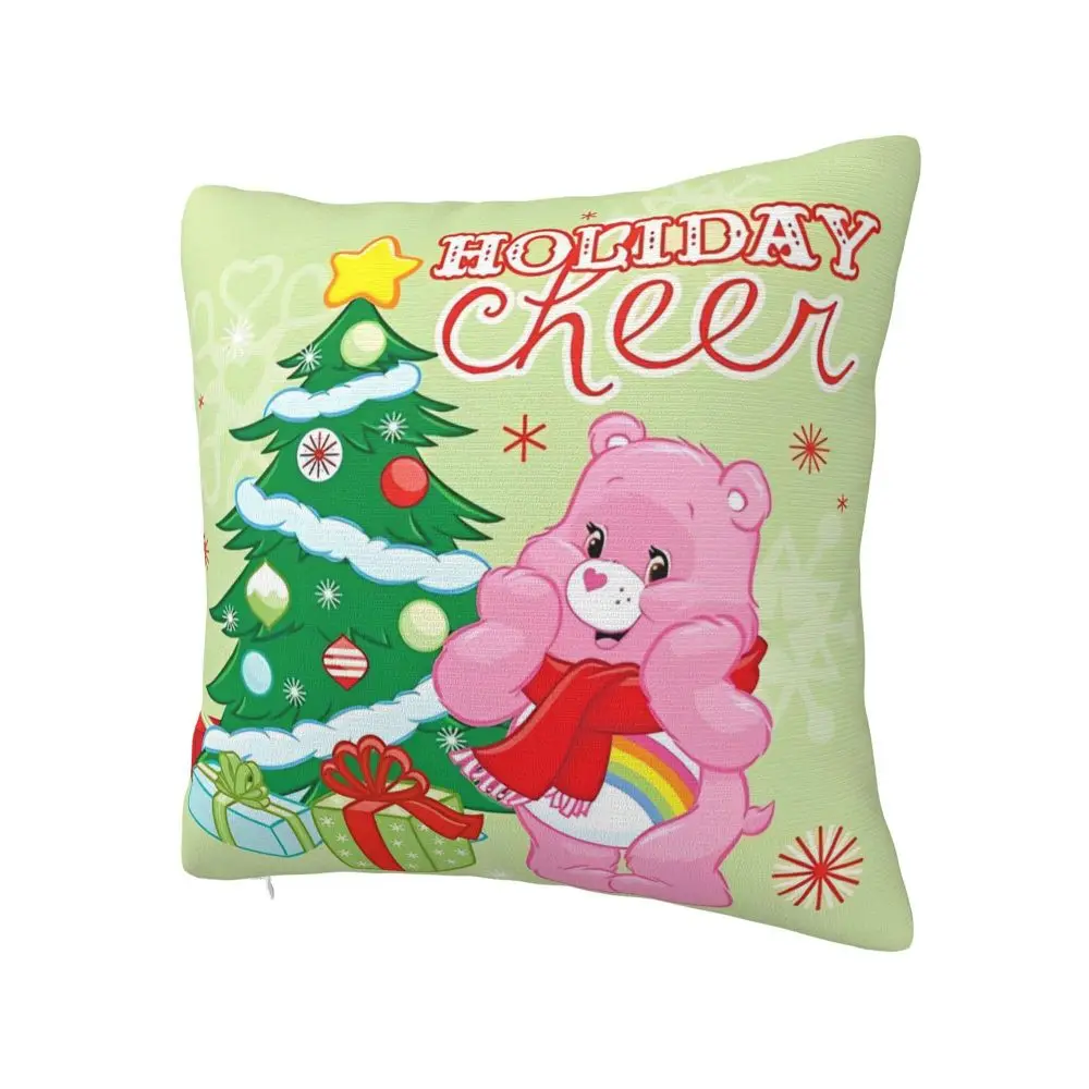 Description Picture 6 of itemPillow Case Cute Minniso Care Bears Christmas Square Pillow Cover Retro Cushion Cover Graphic Pillowcases For Living Room Chair
