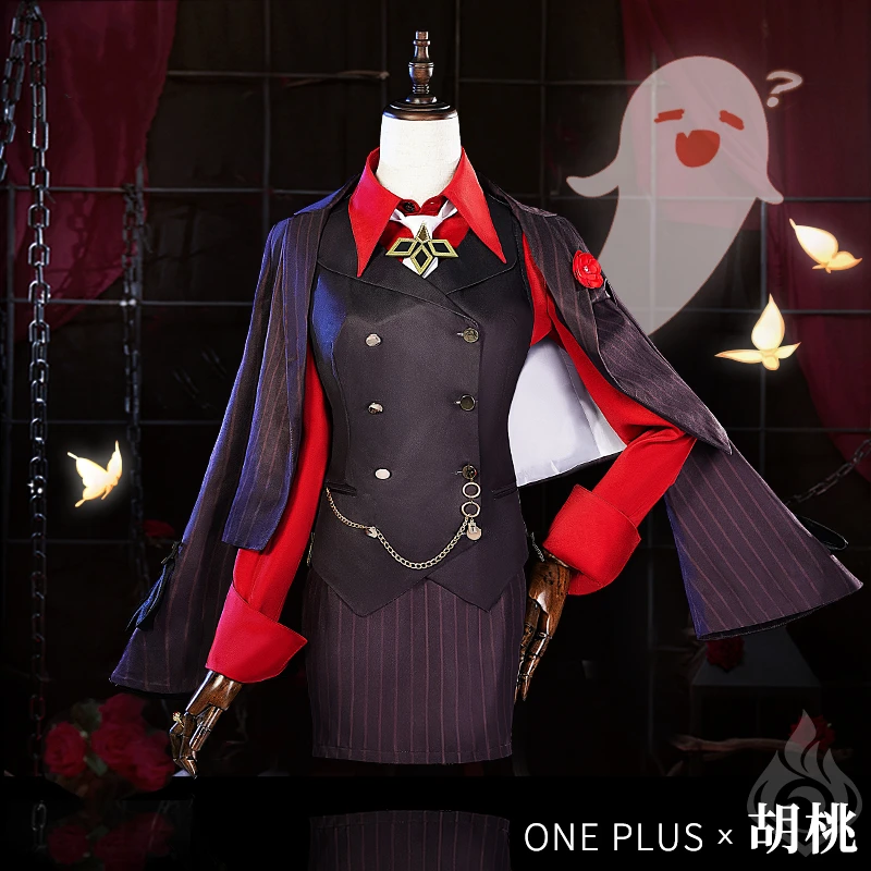 

Anime Genshin Impact Hu Tao Game Daily Dress JK Work Uniform Role Play Cosplay Costume Halloween Women Free Shipping 2022 New