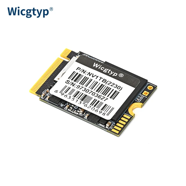Wicgtyp SSD NVMe 2230 2TB 1TB 512GB M.2 Ssd 2230 NVME PCIe For Surface  Laptop3 4 Steam Deck Gaming Handheld Consoles PS5 Desktop