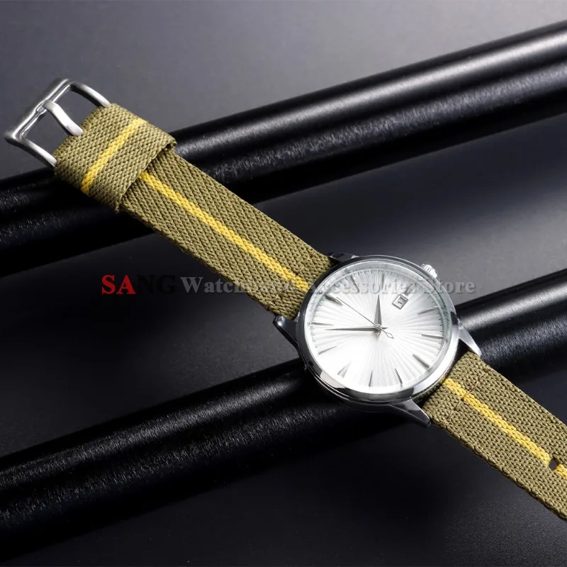 Universal Nylon Canvas Watch Band – Military Sport Woven Fabric Replacement Strap