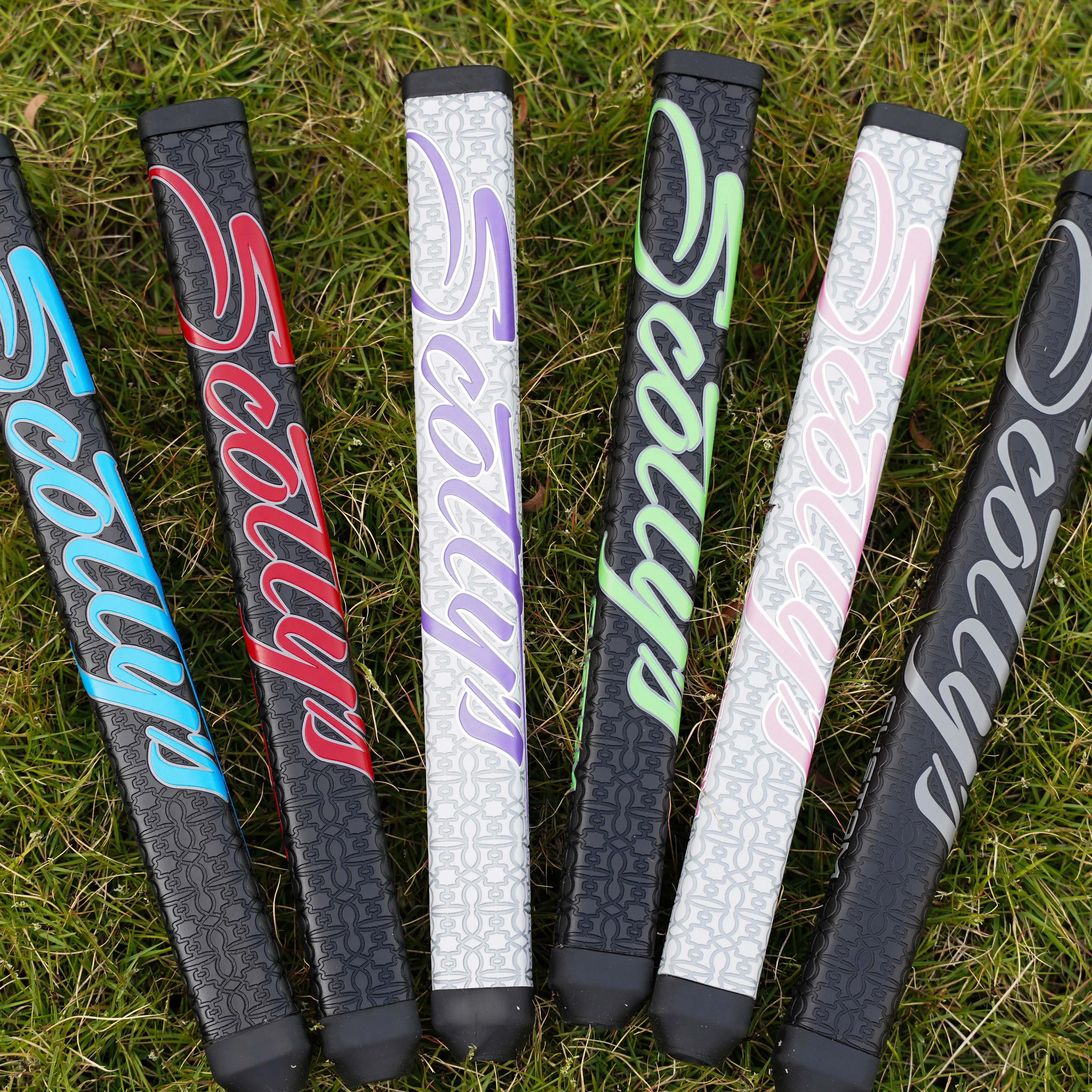 Soft PU Midsize Golf Putter Grip, 6 Diverse Colors: Ideal for Golfers Seeking Superior Feel & Performance