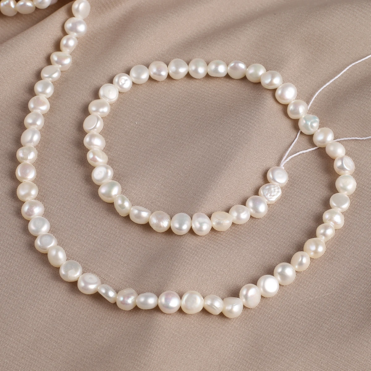 Natural Pearl Two-Sided Light Beads Exquisite Shape Elegant Appearance For DIY Jewelry Making Handmade Bracelet Necklace